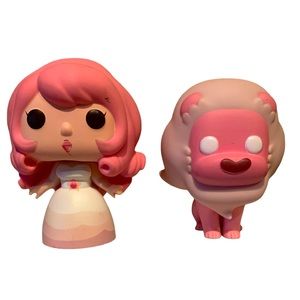 Rose Quartz & Lion - Steven Universe Funko pops